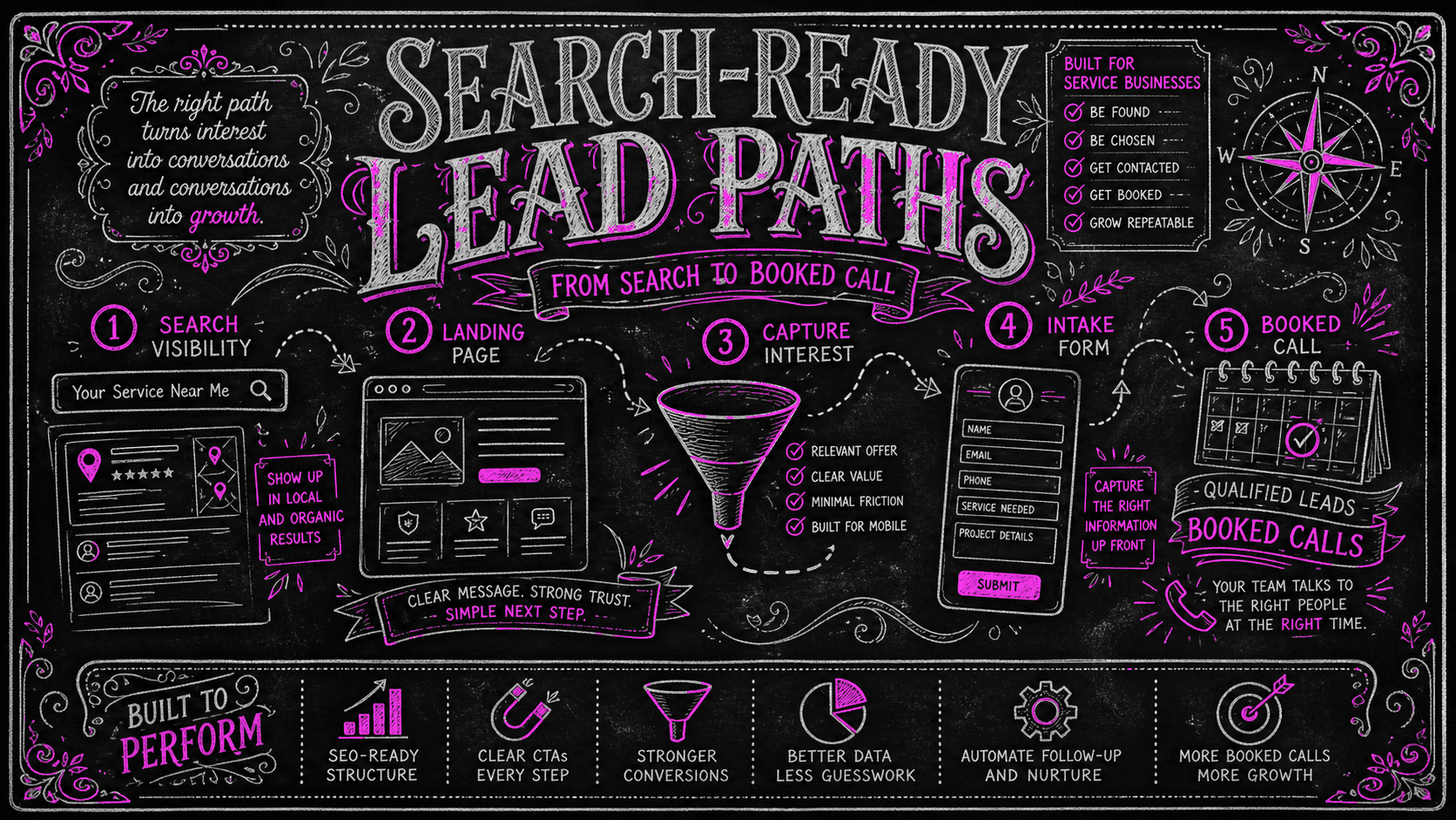 Search-Ready Lead Paths service visual